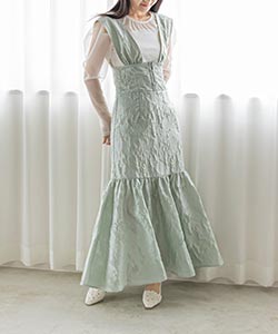 【SALE】マーメイドラインジャンバースカート