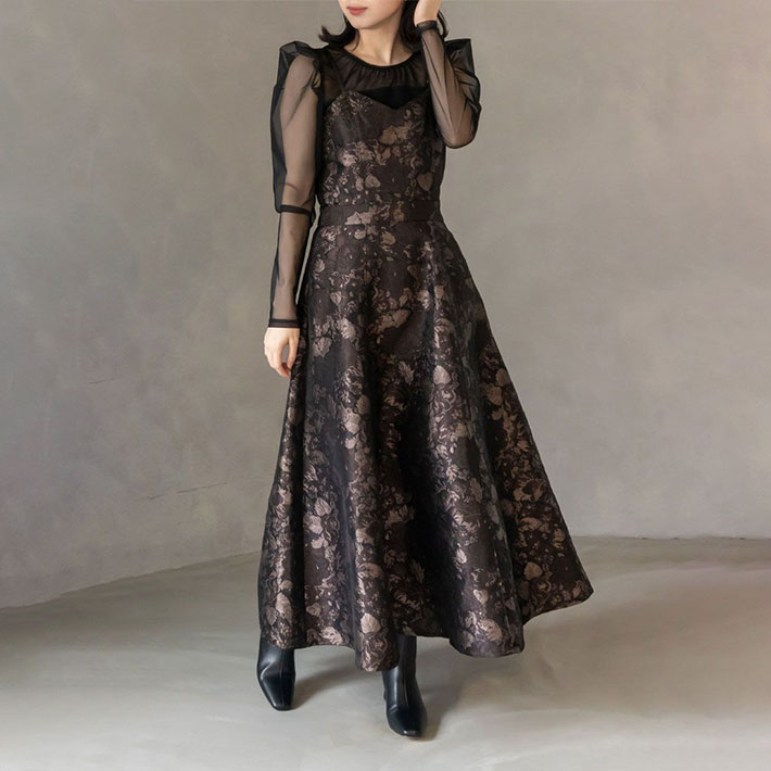 SALE】フラワージャガードワンピースRANDA公式サイト