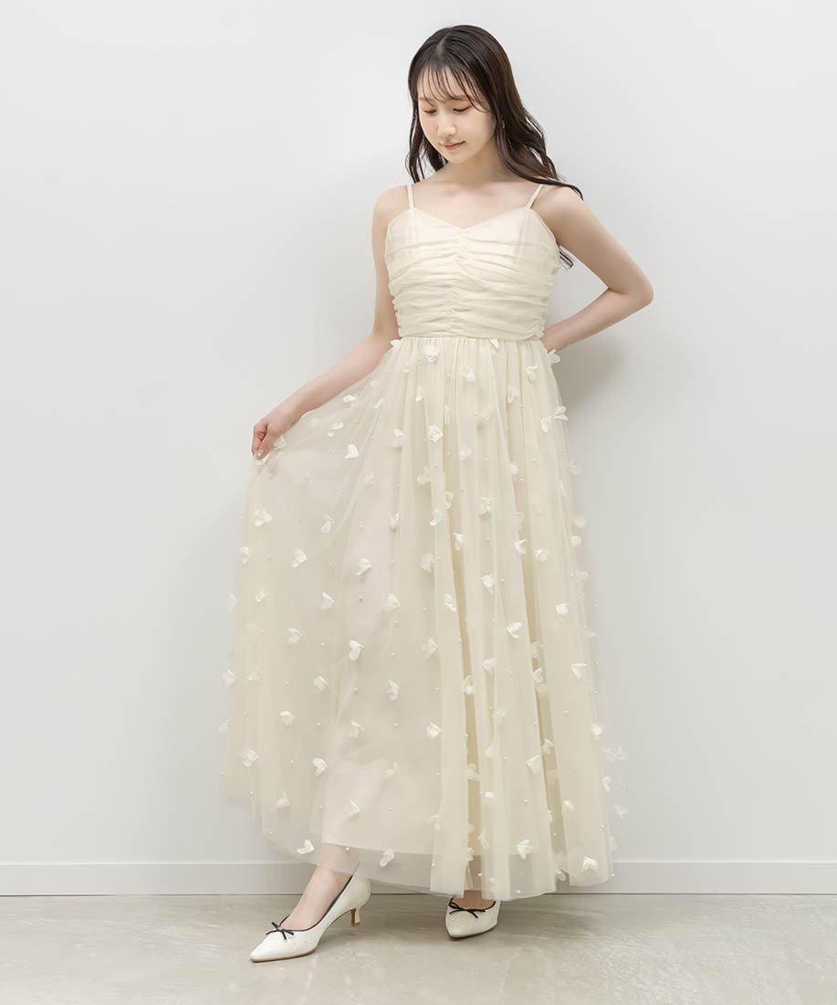 Flower Collection】3DフラワーチュールキャミワンピースRANDA公式サイト
