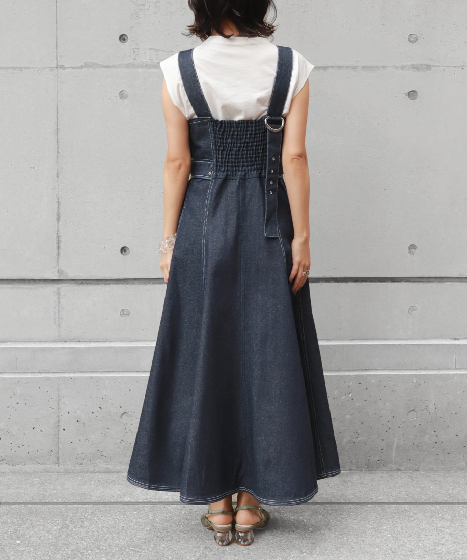 デニムロングワンピースranda公式サイト