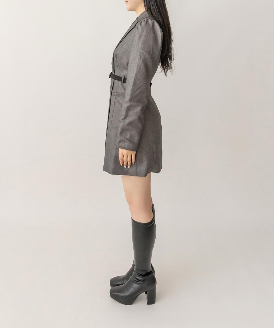 佐藤晴美さん着用】テーラードジャケットミニワンピースRANDA公式サイト