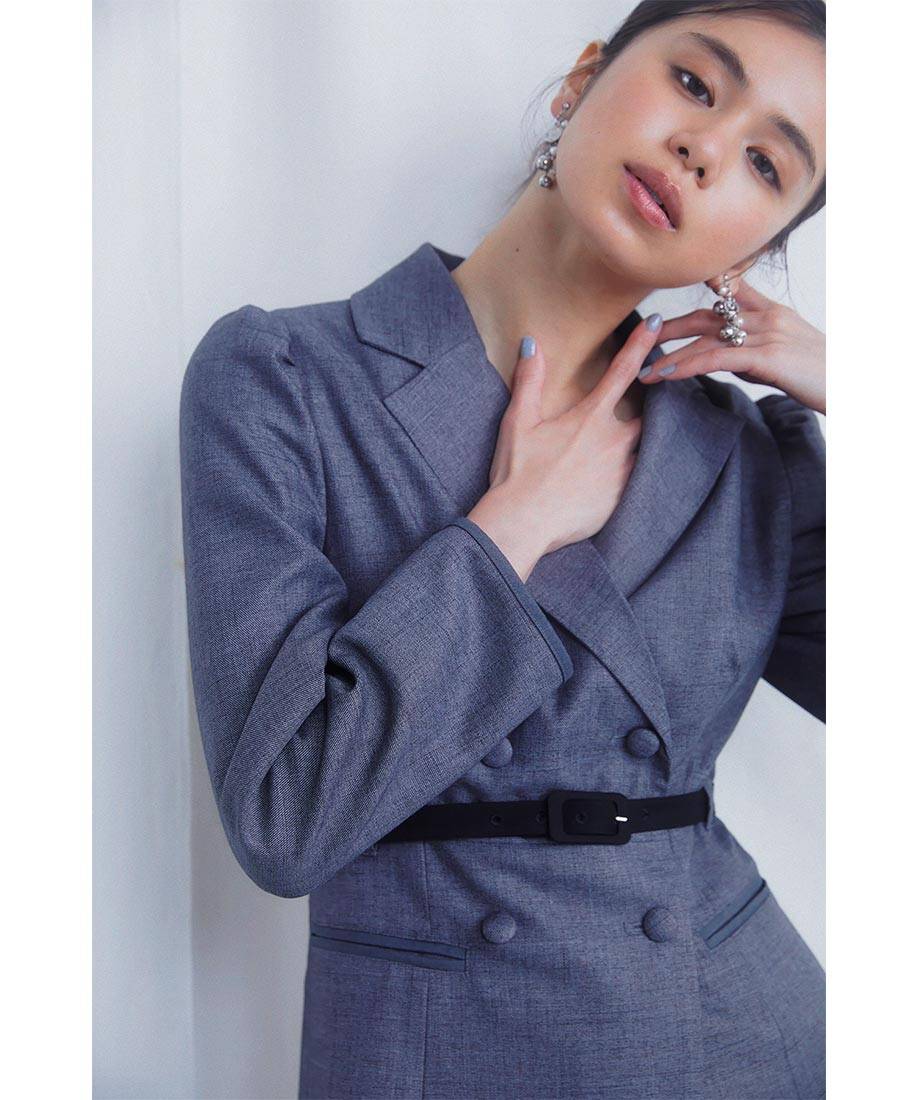 佐藤晴美さん着用】テーラードジャケットミニワンピースRANDA公式サイト