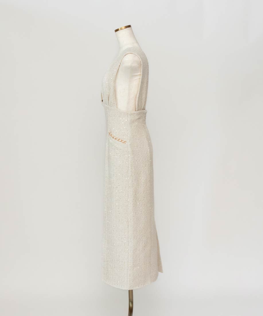 お揃い】ラメツイードジャンパースカート(100~150cm)(100cm