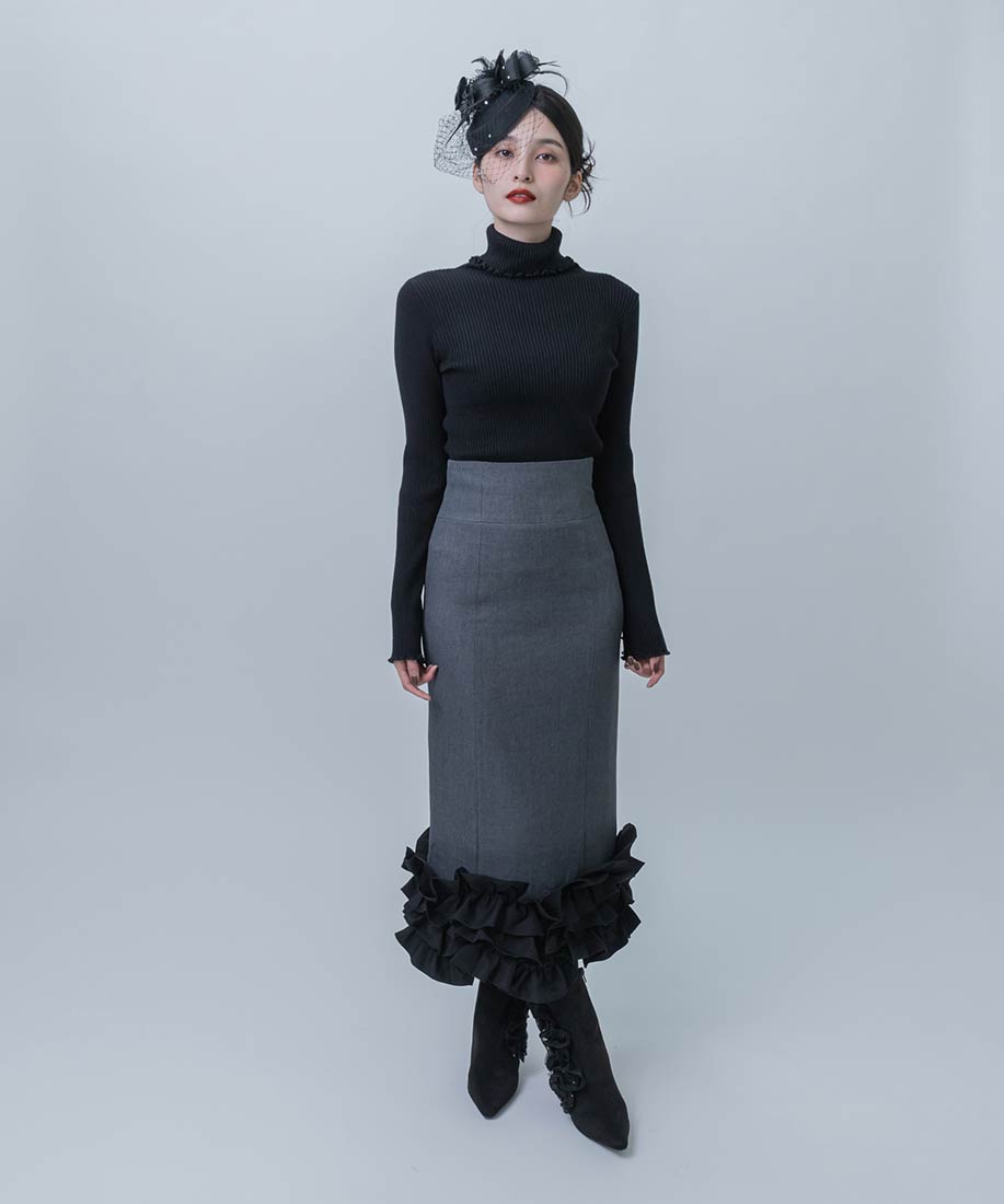 SALE】3DフリルストレートスカートRANDA公式サイト