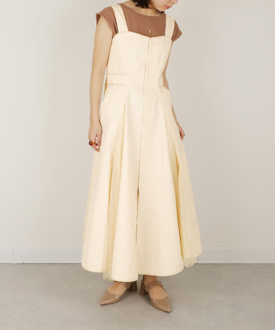 デニムロングワンピースranda公式サイト