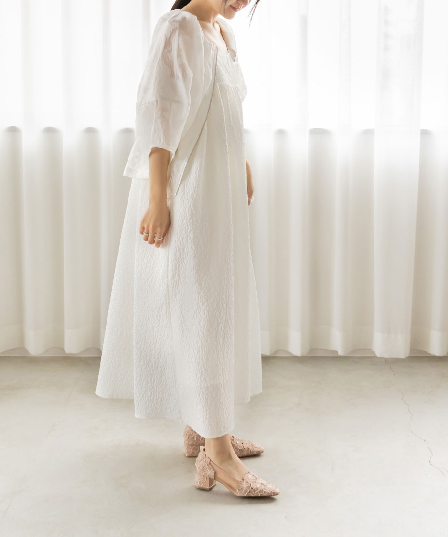 SALE】【佐藤晴美さん着用】フクレフラワーキャミワンピースRANDA公式 