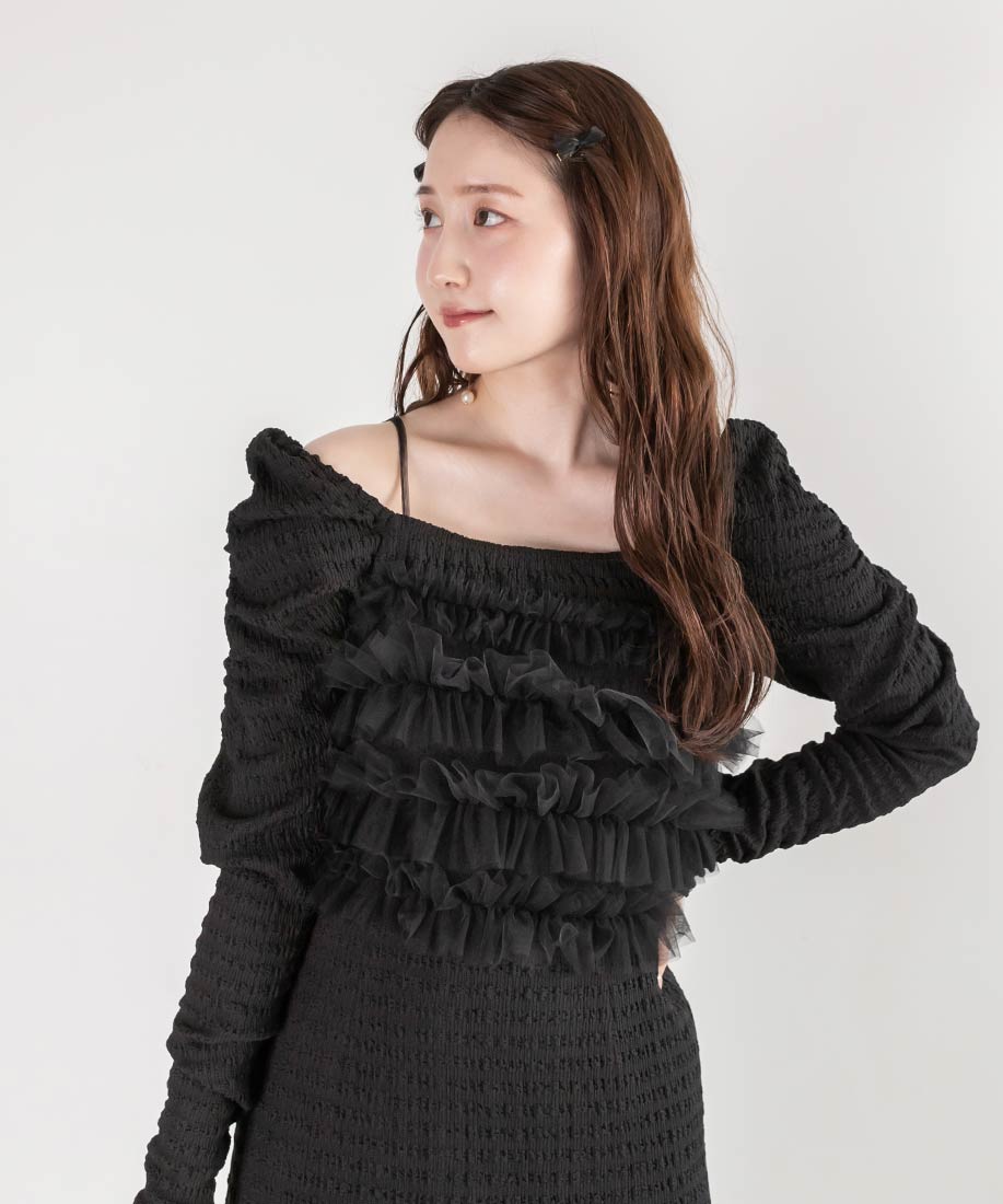 SALE】フリルビスチェセットワンピースRANDA公式サイト