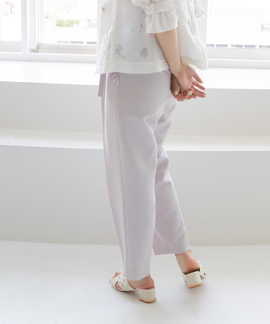 【SALE】ハイウエストフリルパンツ
