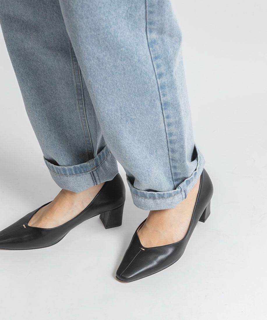 SALE】ゴールドパーツVカットパンプスRANDA公式サイト