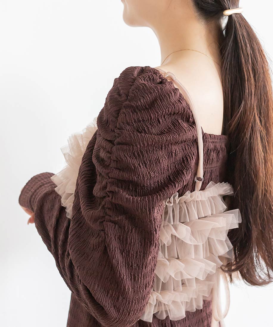 SALE】フリルビスチェセットワンピースRANDA公式サイト