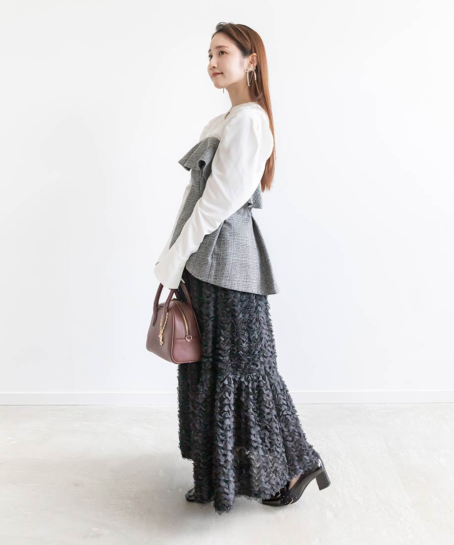 SALE】ラッフルフリルビスチェ＆ブラウスセットRANDA公式サイト