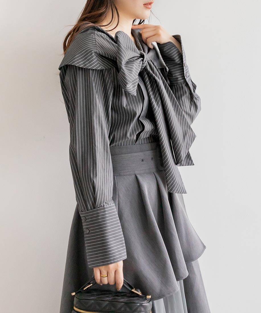 SALE】オフショルダーボウタイブラウス｜RANDA公式サイト