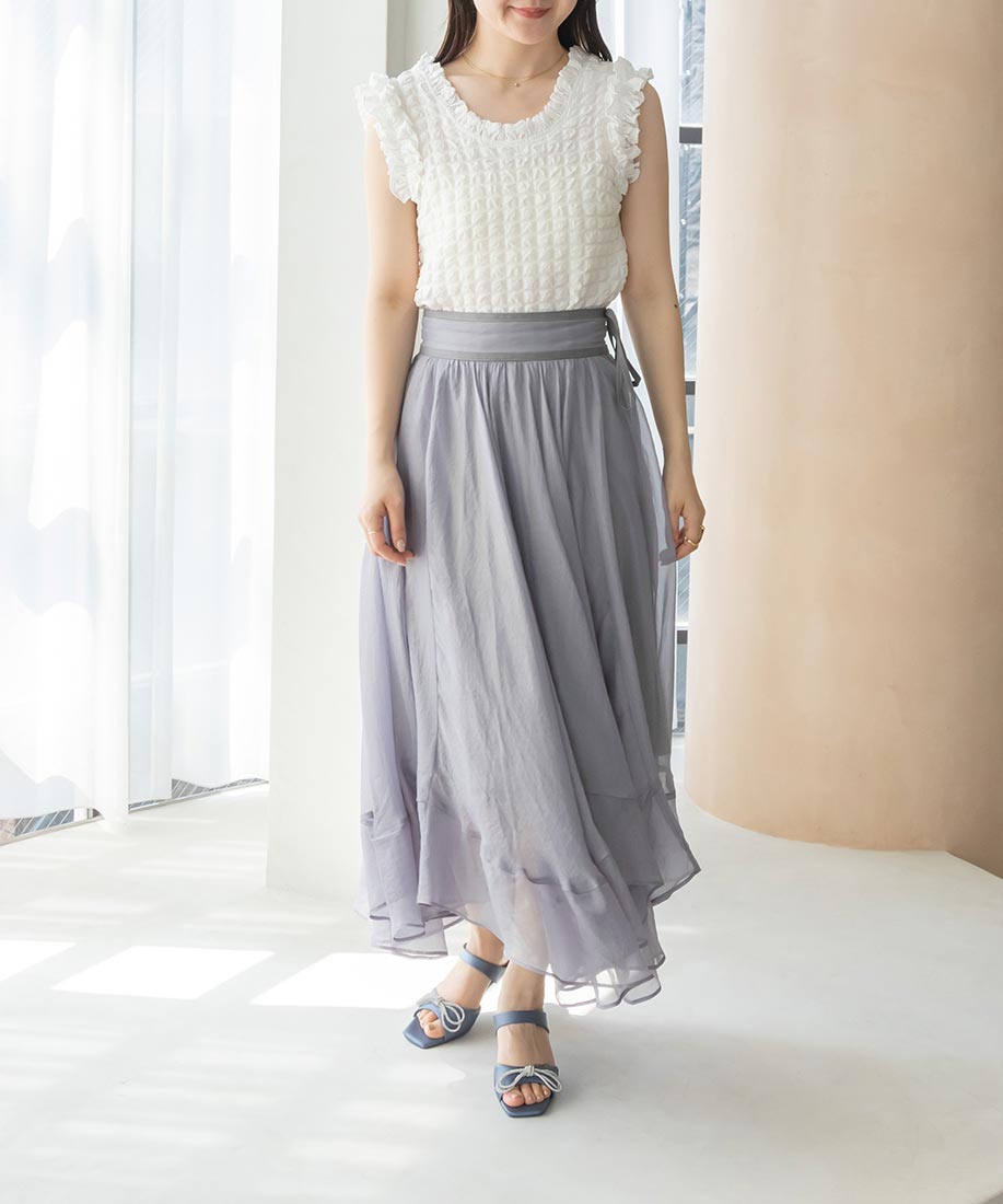 【SALE】ビジューリボンミュールサンダル 【SALE】ビジューリボンミュールサンダル