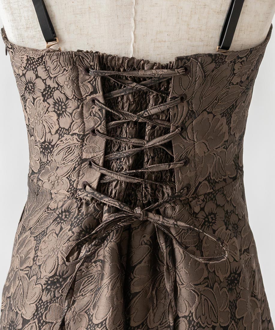 SALE】フラワージャガードコルセットライクワンピース｜RANDA公式サイト 