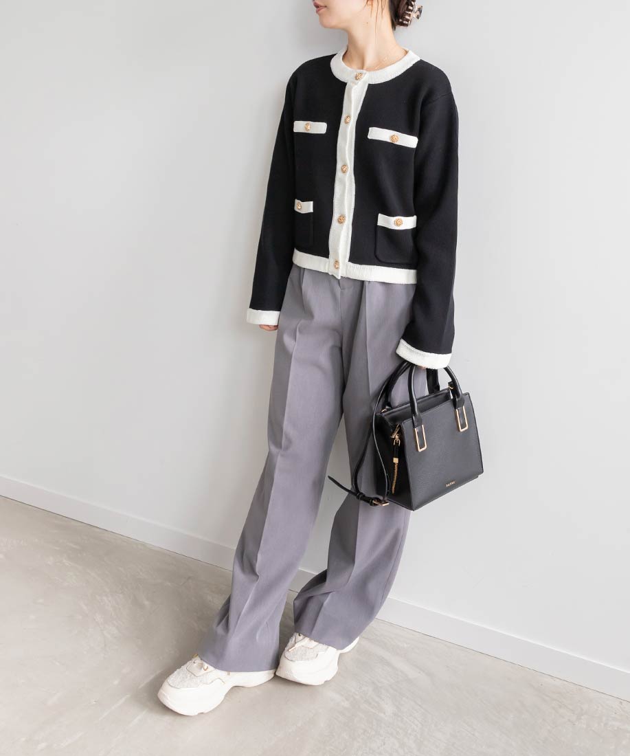【SALE】ジャケットライクニットカーディガン