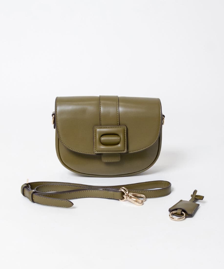【SALE】バックルデザインショルダーバッグ