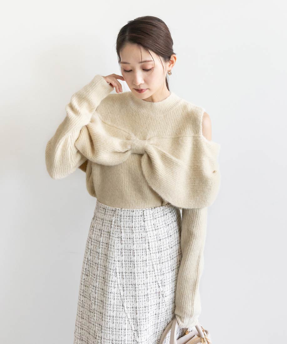SALE】【Ribbon Collection】リボンモチーフニットRANDA公式サイト
