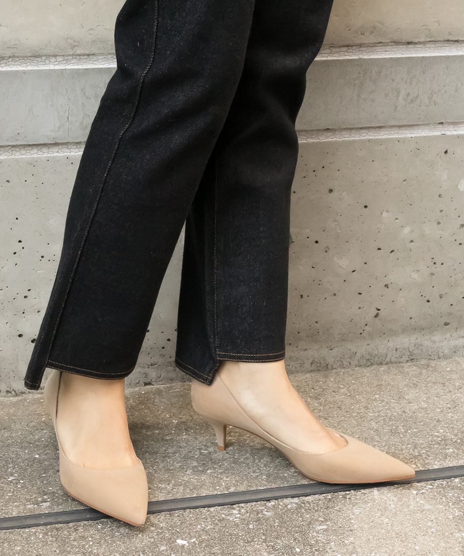 【SALE】ワイズD細身 ポインテッドトゥベーシックパンプス 【SALE】ワイズD細身 ポインテッドトゥベーシックパンプス