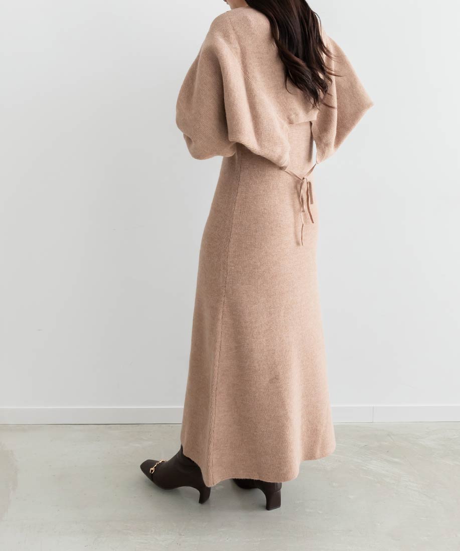 SALE】【選べる丈感】ボレロセットニットワンピース｜RANDA公式