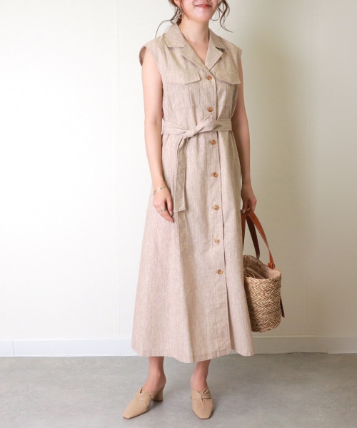 Sale リネンシャツワンピースranda公式サイト