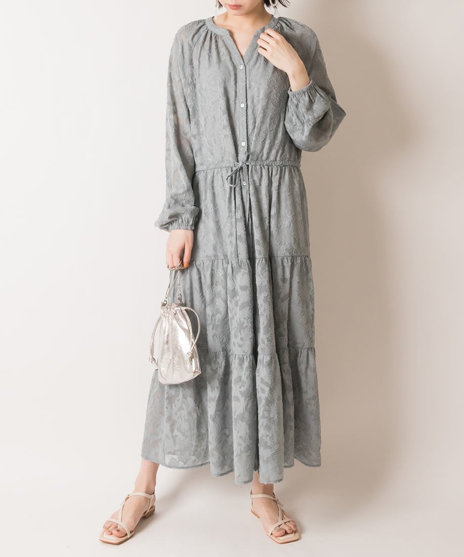 ジャガードシフォンワンピースranda公式サイト