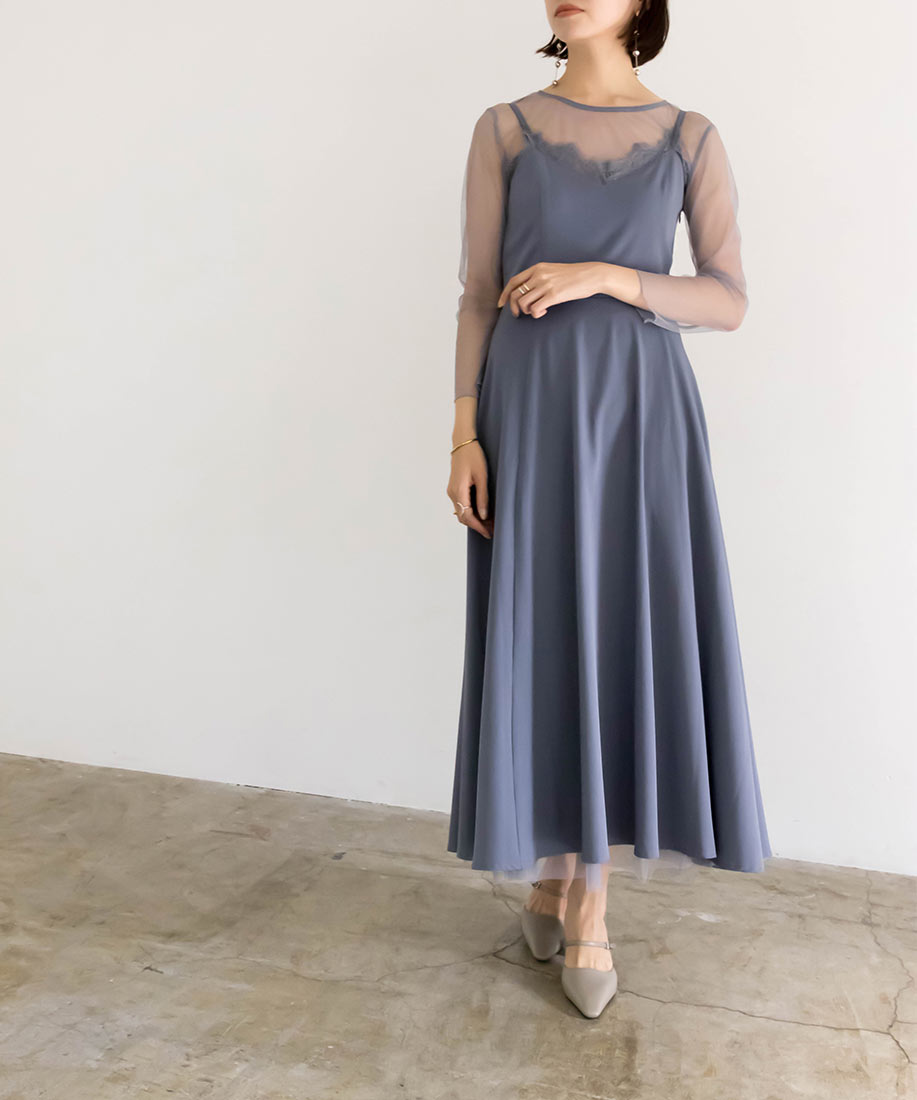 チュールレイヤードマルチウェイワンピースranda公式サイト