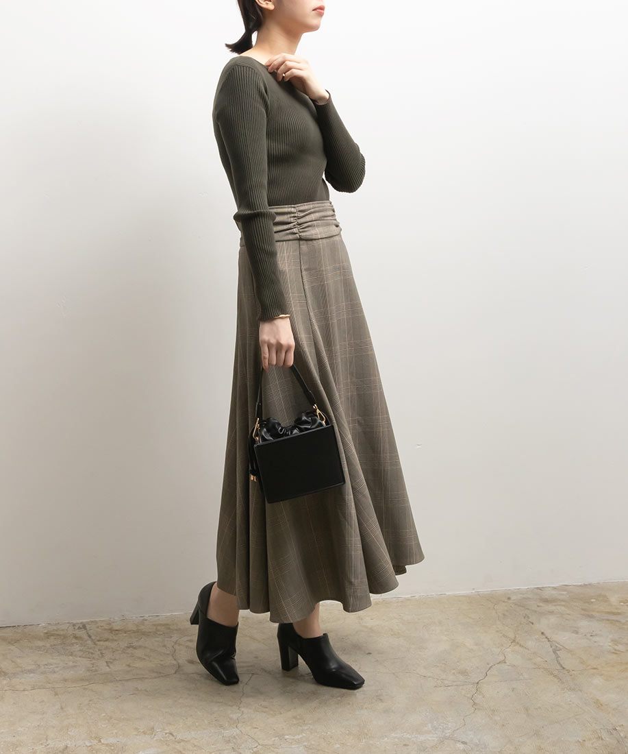 SALE】ニットドッキングワンピース