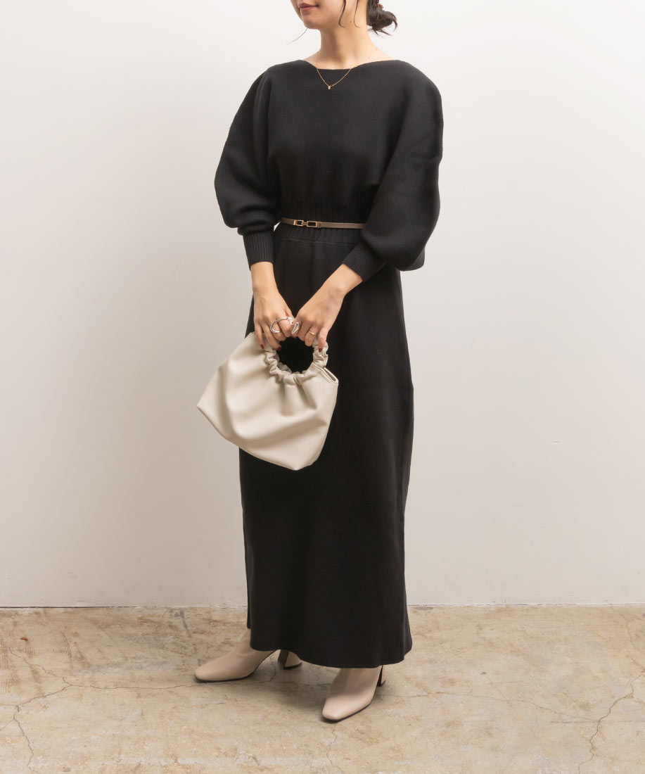 ドルマンスリーブニットワンピースranda公式サイト