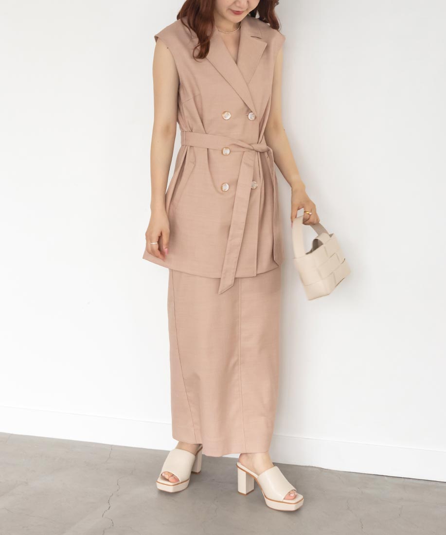 Sale ワンピースライクジャケットセットスカート