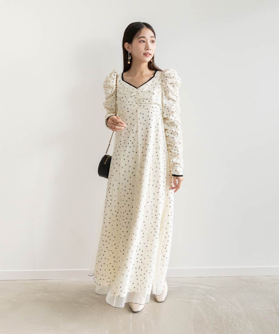 SALE】チュールレイヤードワンピース｜RANDA公式サイト
