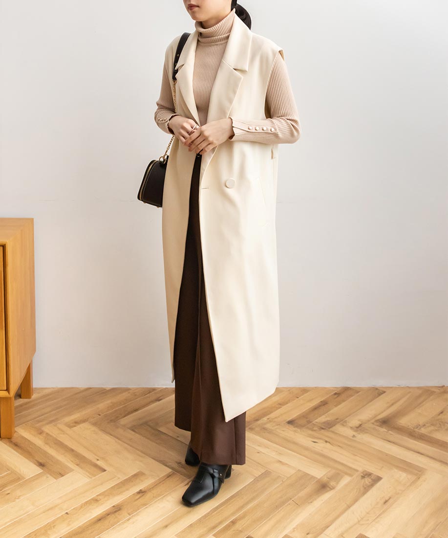 SALE】ノースリーブロングコートRANDA公式サイト