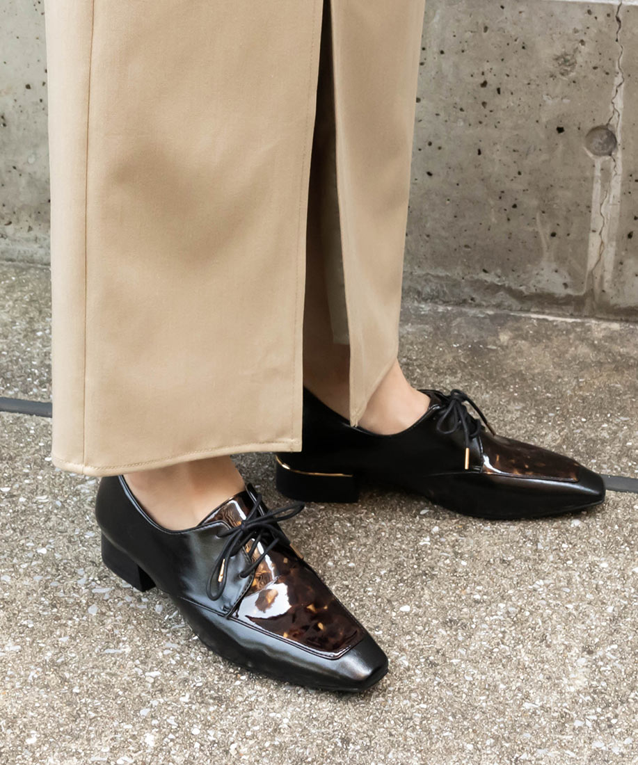 晴雨兼用 ソフト レースアップシューズranda公式サイト