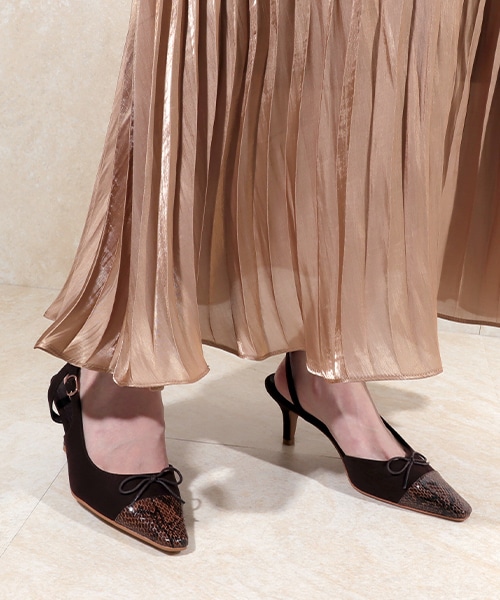 Sale バックストラップリボンパンプスranda公式サイト