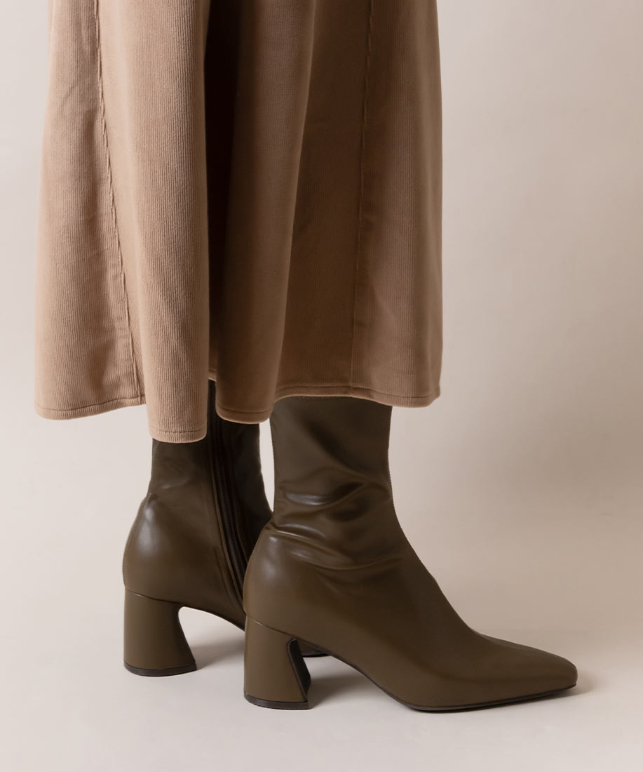 SALE】ストレッチ チャンキーヒールショートブーツRANDA公式サイト