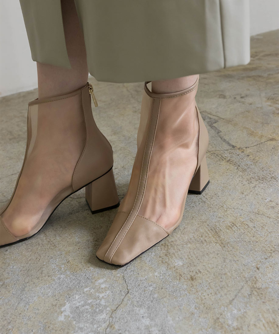 ソフト シースルーショートブーツranda公式サイト