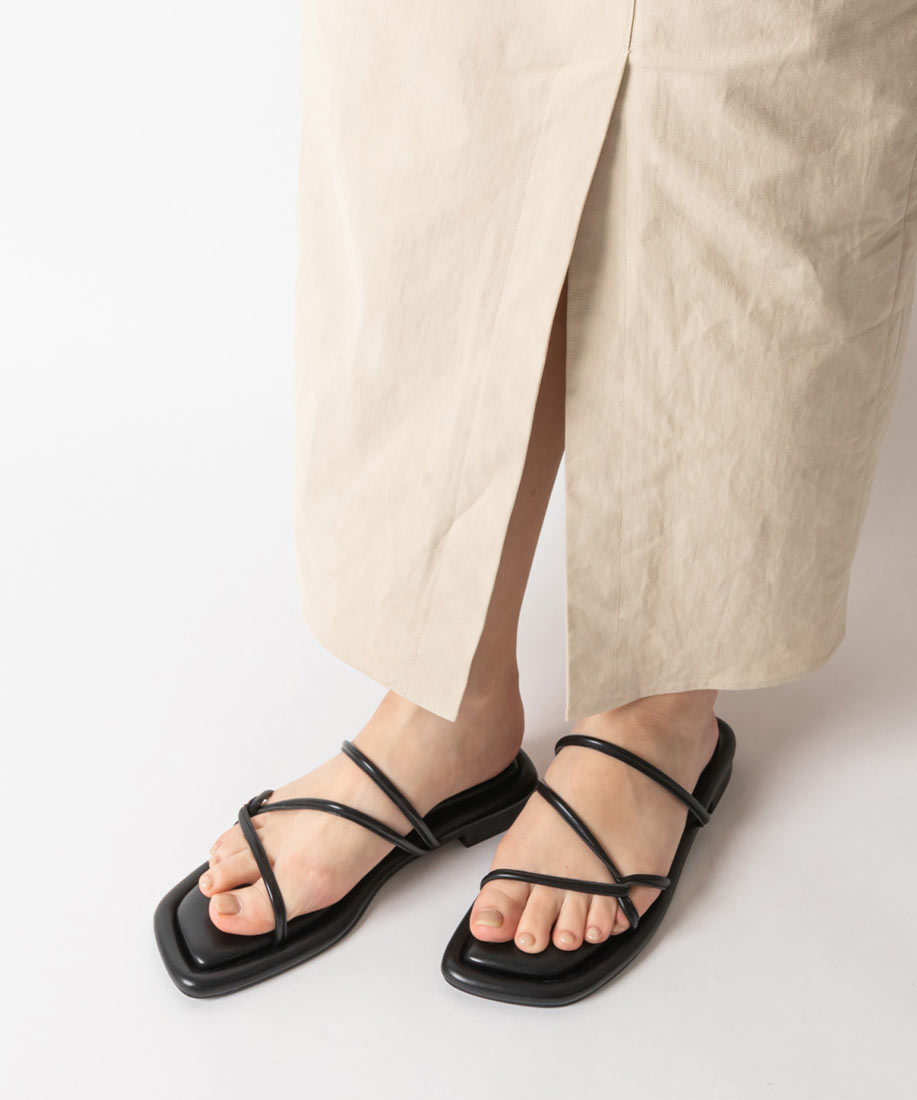 2way ボリュームピースレースアップサンダルranda公式サイト