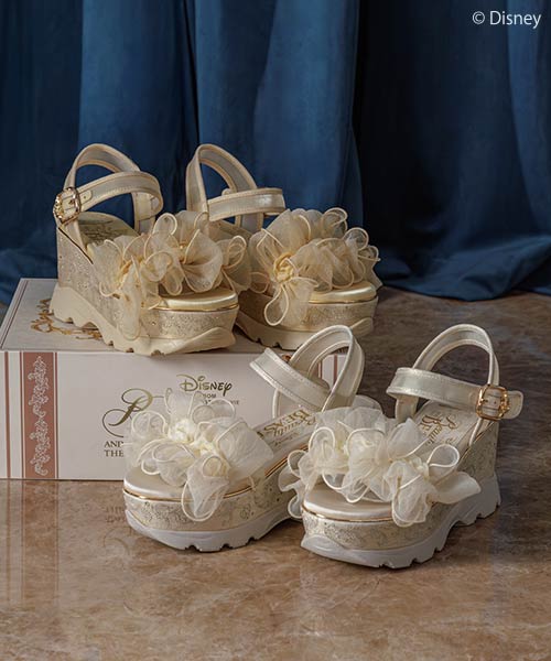『美女と野獣』コレクション ドレスアップスポーツサンダル