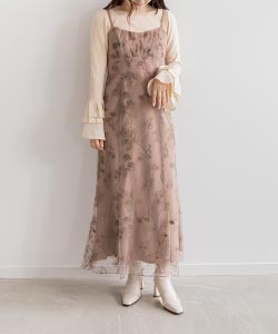 【Original Flower Collection】オリジナルフラワー刺繍ワンピース