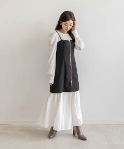 【佐藤晴美さん着用】マルチウェイレイヤードワンピース