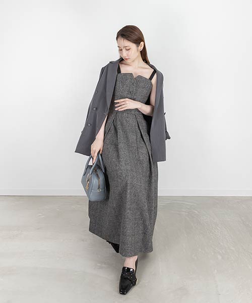 【SALE】ビスチェライクキャミワンピース