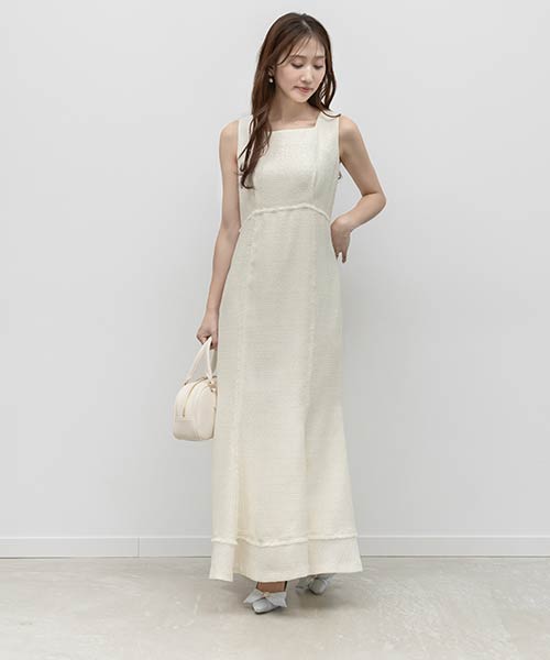 ツイードマーメイドワンピース