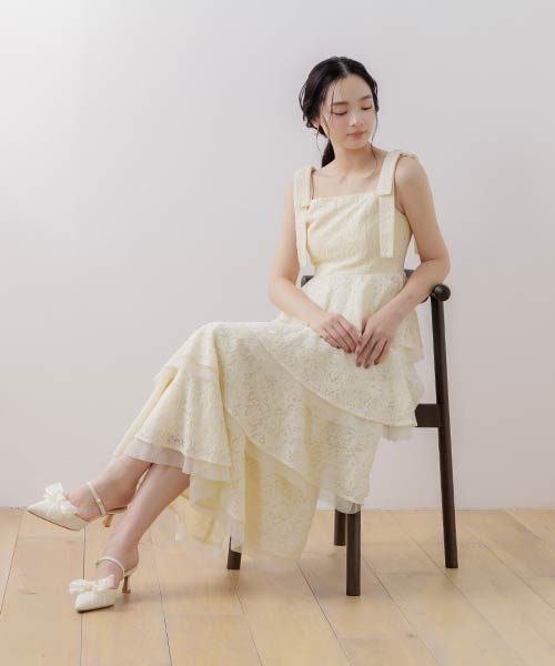【26SS】レースティアードキャミワンピース