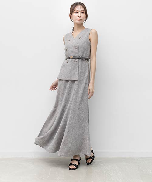 ジャケットライクマーメイドワンピース