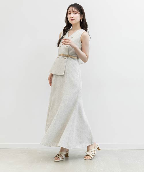 ジャケットライクマーメイドワンピース