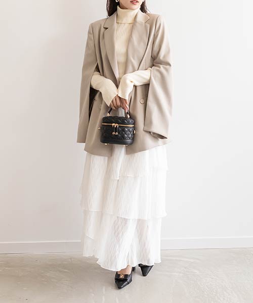 【SALE】2WAYスリーブダブルブレストジャケット