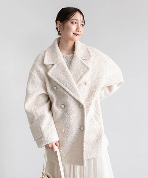 【SALE】ループボアピーコート