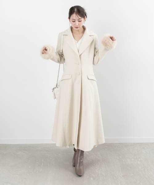 SALE】ウエストフィットロングコートRANDA公式サイト