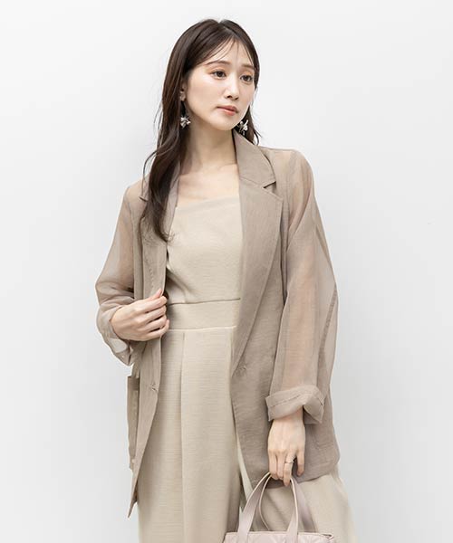 シアーテーラードジャケット