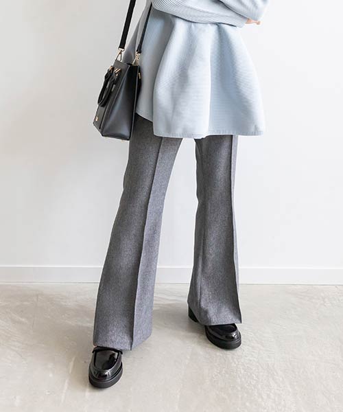 【SALE】フィットフレアパンツ