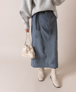【SALE】スリットデザインIラインスカート